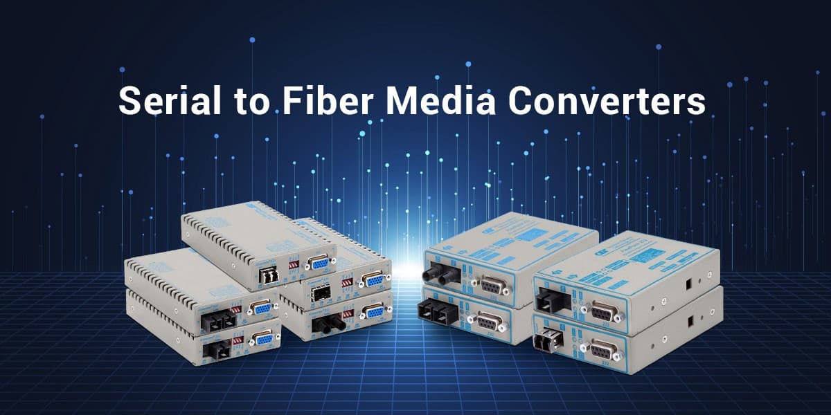 Serial-to-fiber-media-converter
