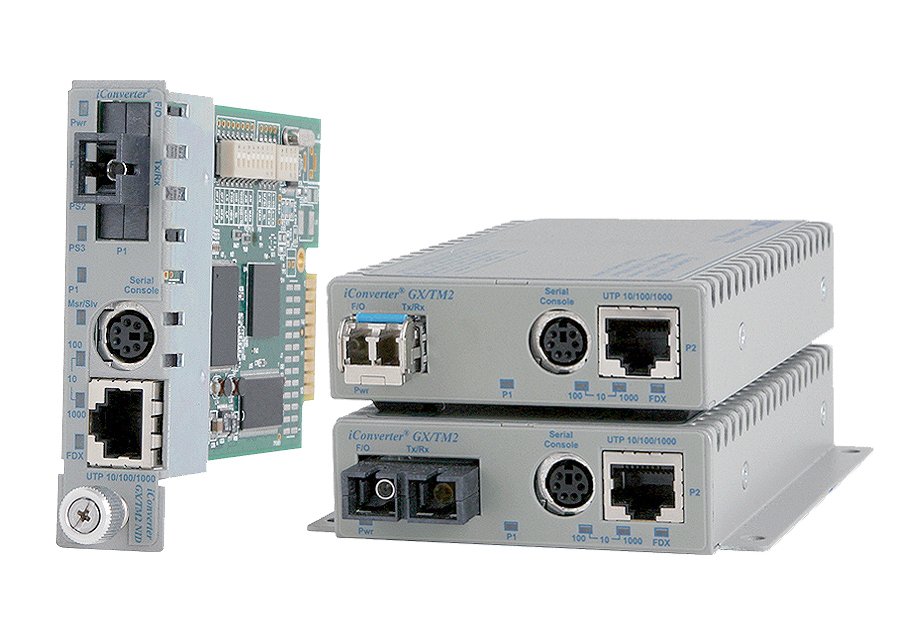 10/100/1000 Media converterw/ Intergated Management