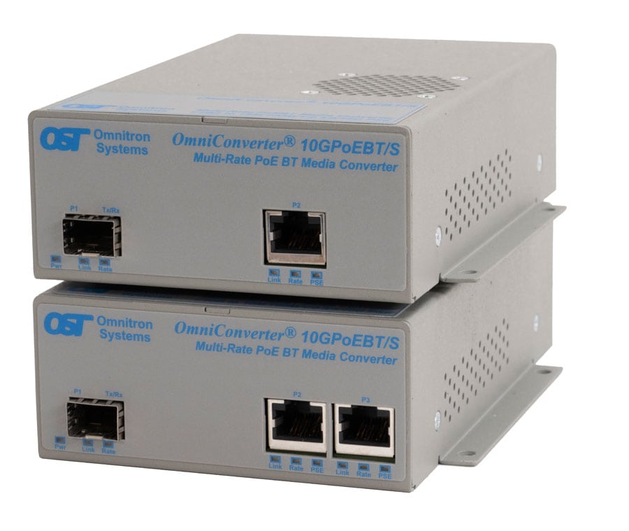 Omnitron Launches New Multi-Gigabit / Multi-Rate 1G/2.5G/5G/10G Ethernet  and PoE Switches