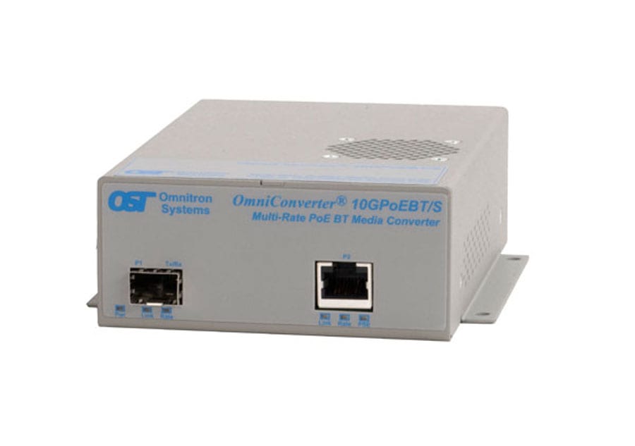 Convertisseur Fibre RJ45 PoE+ 30W IP-30 - Convertisseurs Ethernet à fibre  optique (10/100 Mb/s)