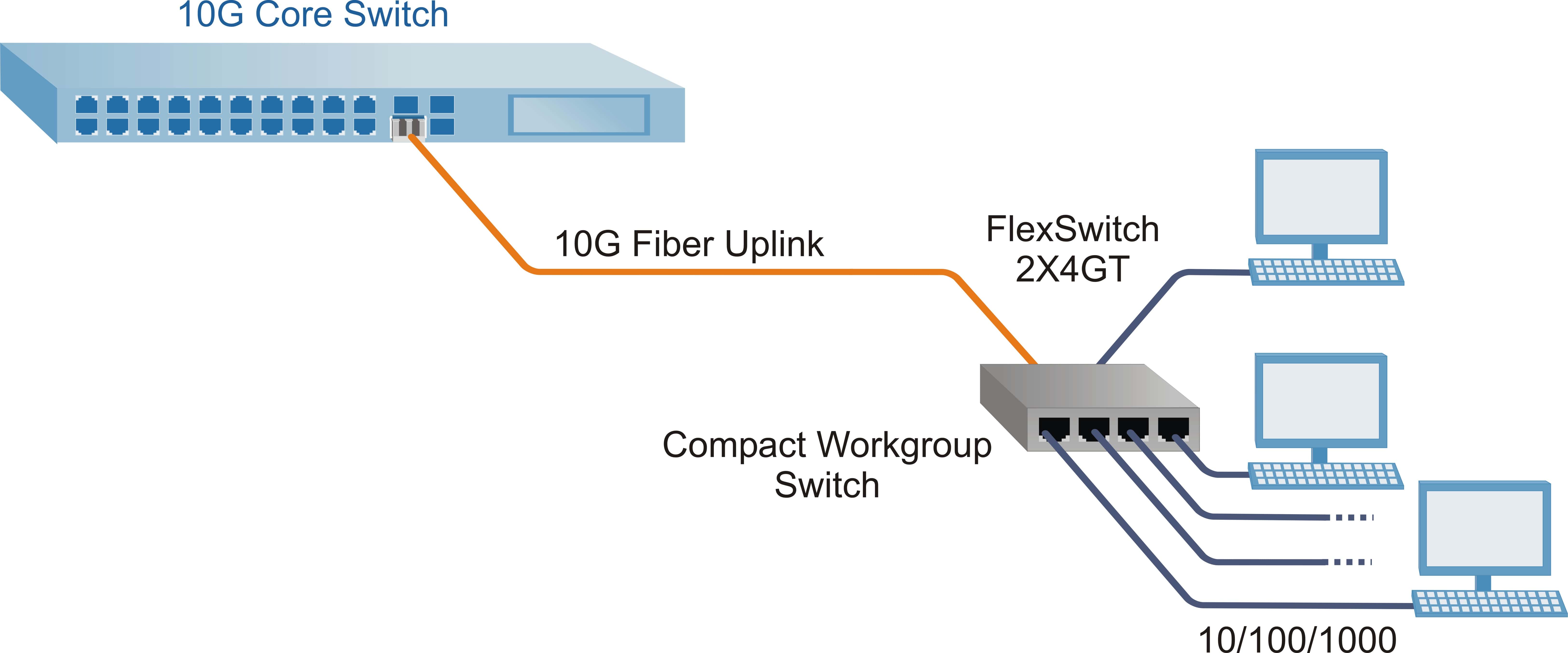 FLEX24-10G Switch, 10 Gigabit Ethernet Switch