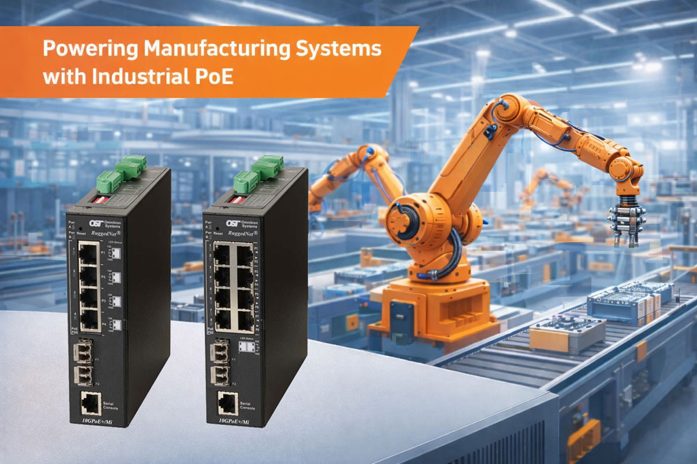 PoE for Industrial Manufacturing Robotic Arms