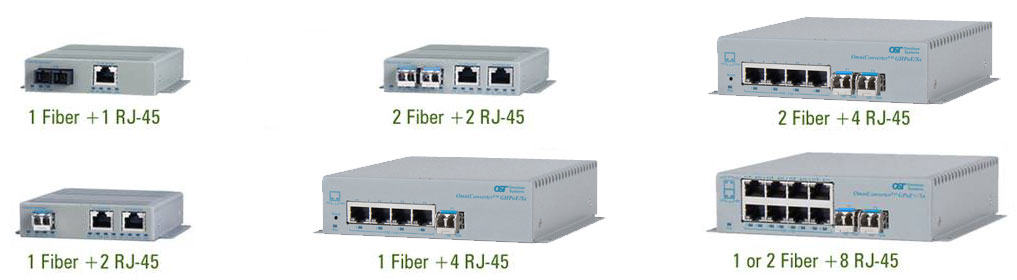 PoE Media Converters Switches