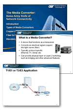 The Media Converter: The Swiss Army Knife of Fiber Networking