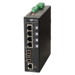 RuggedNet GHPoE Mi 2xLC 4xRJ-45 2xDC