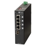 RuggedNet GHPoE Si 1xLC 4xRJ-45 1xDC