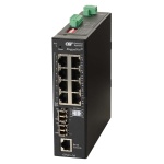 RuggedNet GPoE+ Mi 2xLC 8xRJ-45 1xDC