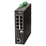 RuggedNet GPoE+ Mi 2xLC 8xRJ-45 2xDC