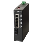 RuggedNet GPoE+ Si SC 4xRJ-45 1xDC