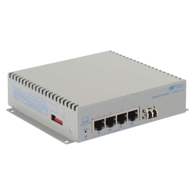 OmniConverter GPoE+ Sx 1xLC 4xRJ-45