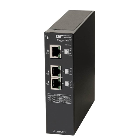 RuggedNet GXHPoE Si 1xPD 2xPSE