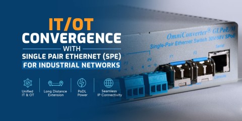 IT/OT Convergence with Single Pair Ethernet: Designing the Unified Industrial Network