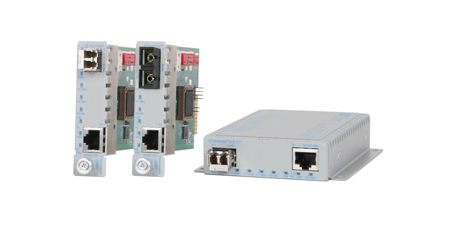 Copper to Fiber Media Converters