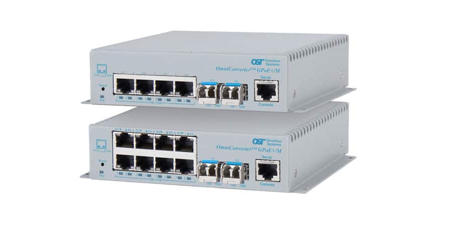 OmniConverter PoE Fiber Switches