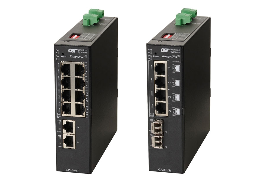 Industrial 8 + 2Port Gigabit PoE+ Switch - Ethernet Switches