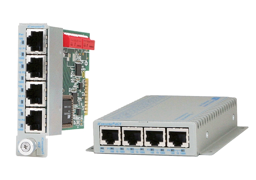 4 Port Gigabit Switch | Ethernet VLAN Switch Module