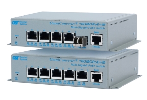 OmniConverter® 10GMGPoE+/M and 10GMGPoEBT/M