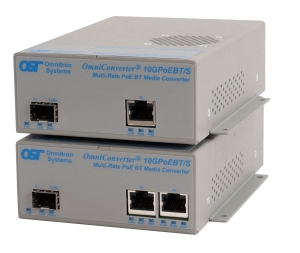 OmniConverter® 10GPoE+/S and 10GPoEBT/S